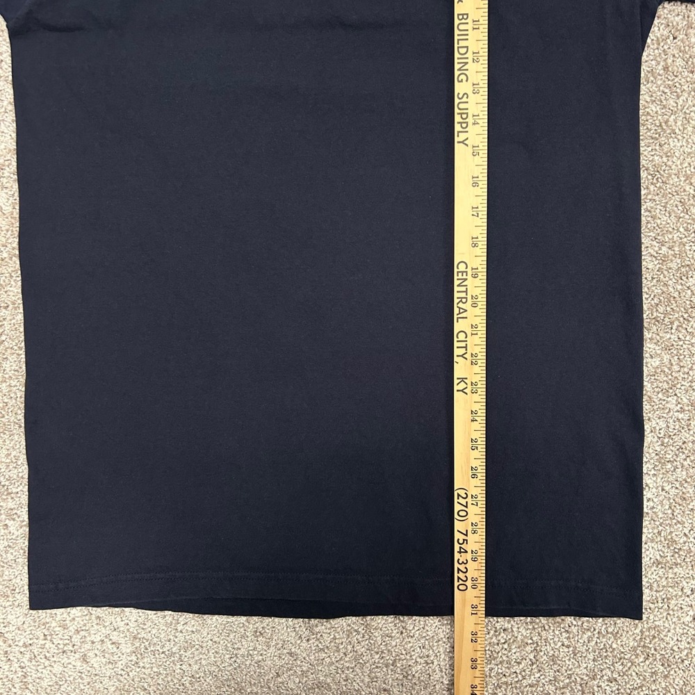 Vintage Polo Jeans Company Ralph Lauren Tshirt Men Size Medium Button Preppy - Picture 4 of 8